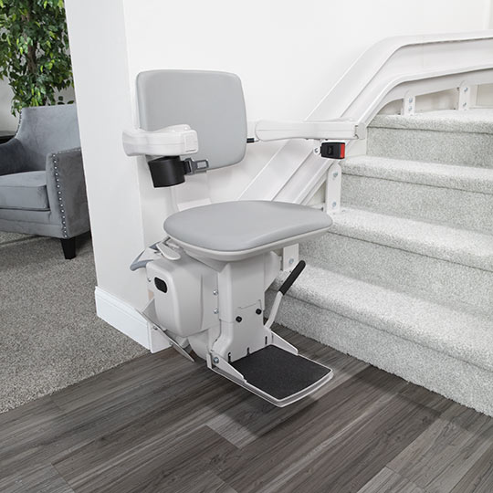 Santa Ana Curved Stair Lifts by Bruno Harmar and Handicare