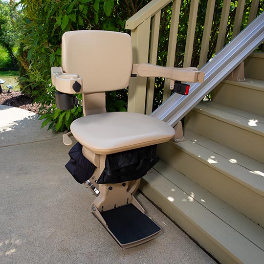 Santa Ana outside chair stair lift exterior glide outdoor