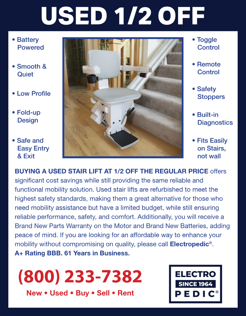 Used Stair Lifts ½ off